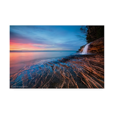 John Fan 'Symphony Of Sunset' Canvas Art,16x24